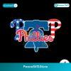 Independence Day Philadelphia Phillies Baseball Svg Vector File