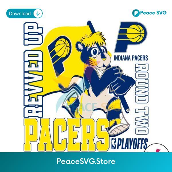 Indiana Pacers 2024 Boomer Revved Up Playoffs Svg Cricut Ready File