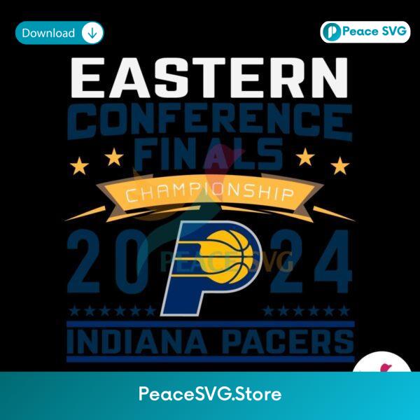 Indiana Pacers 2024 Eastern Conference Finals Svg Clipart