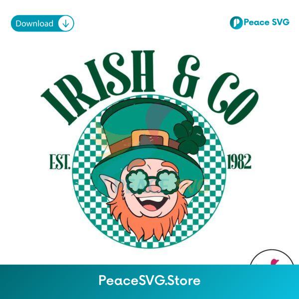 Irish And Co Est 1982 Leprechaun Svg For Silhouette