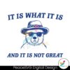 It Is What It Is And It Is Not Great Meme Svg For Vinyl Cutting