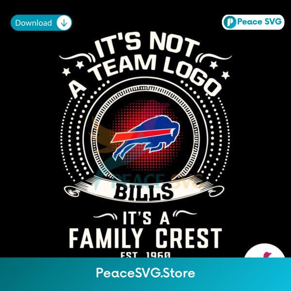 It Not A Team Logo It A Family Crest Buffalo Bills Svg For Silhouette