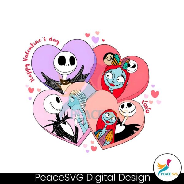 Jack And Sally Happy Valentines Day Png Instant Download