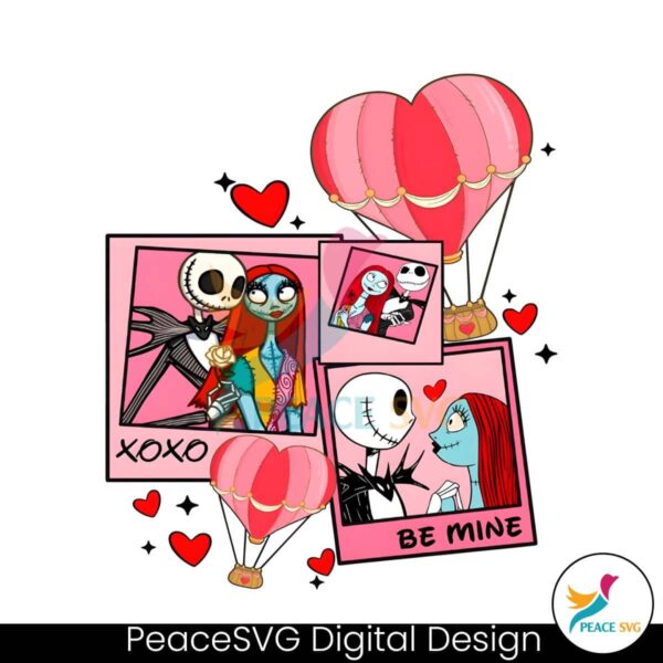 Jack And Sally Valentine Be Mine Png Instant Download