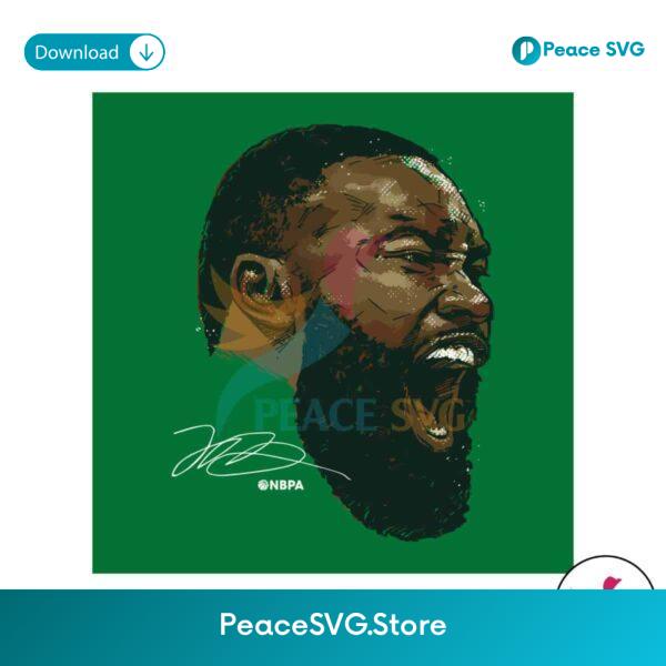 Jaylen Brown Scream Celtics Player Svg Files For Cricut