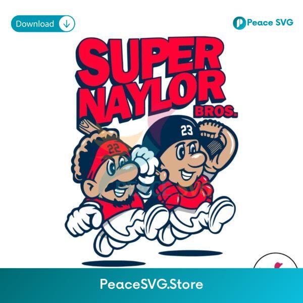 Josh And Bo Naylor Super Naylor Bros Svg Clipart