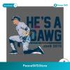 Juan Soto He Is A Dawgs Yankees Baseball Svg For Vinyl Cutting