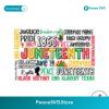 Juneteenth Celebrate Independence Svg Printable Design