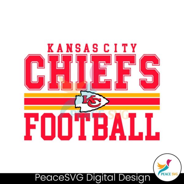 Kansas City Chiefs Football Logo Svg For Silhouette