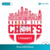 Kansas City Chiefs Skyline Football Names Svg Vector File