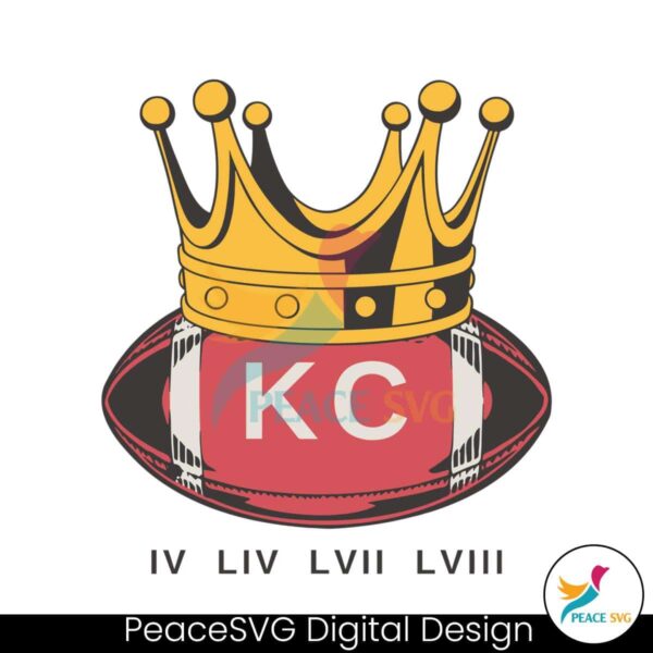 Kansas City Chiefs Super Bowl Dynasty Crown Svg Vector File
