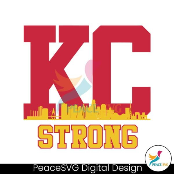 Kc Strong Kansas City Support Svg Instant Download
