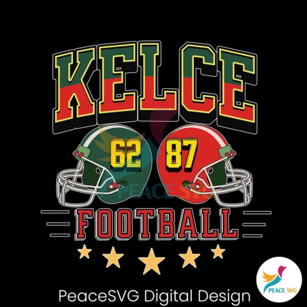 Kelce Brothers Football Eagles Chiefs Nfl Svg Cut File