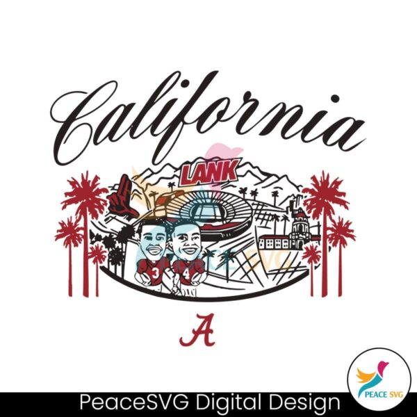 Lank California Alabama Football Svg Layered File