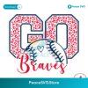 Leopard Go Braves Baseball Logo Svg Layered File