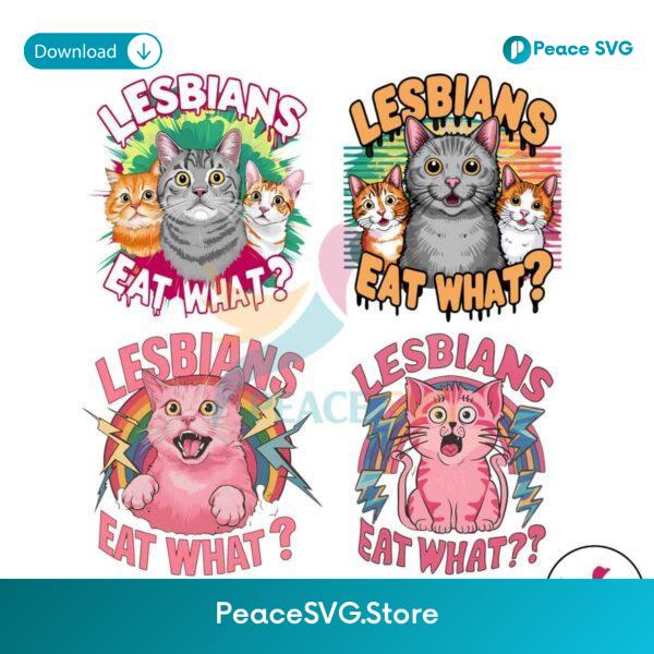Lesbians Eat What Pride Month Svg Layered File