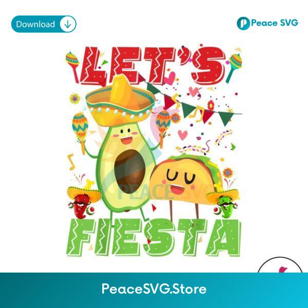 Let Fiesta Cinco De Mayo Party Png For Printing