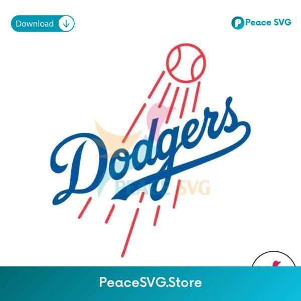 Los Angeles Dodgers La Baseball Svg Cut File