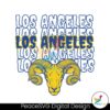 Los Angeles Rams Football Team Svg Digital Download