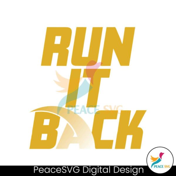 Los Angeles Rams Run It Back Svg Files For Cricut