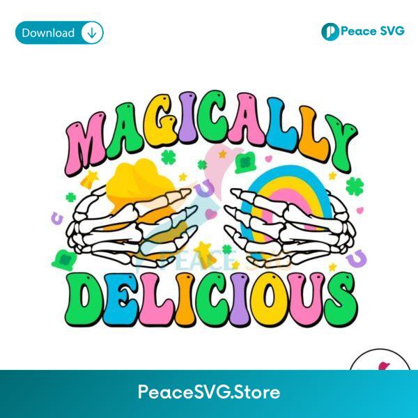 Magically Delicious Skeleton Hand Svg Layered File