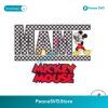 Mama Mickey Mouse Checkered Disney Mom Svg Digital Download