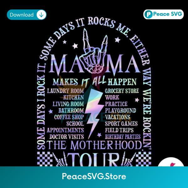Mama The Motherhood Tour Skeleton Hand Png Digital Download