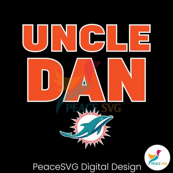 Miami Dolphins Uncle Dan Svg Vector File
