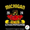 Michigan 2024 Rose Bowl Champions Svg Clipart