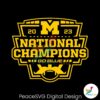 Michigan Cfp National Champions Go Blue Svg Instant Download