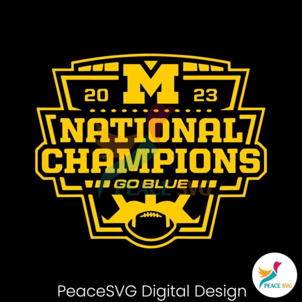 Michigan Cfp National Champions Go Blue Svg Instant Download