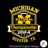 Michigan College Football National Championship 2024 Svg Printable Design