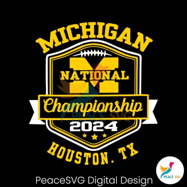 Michigan College Football National Championship 2024 Svg Printable Design
