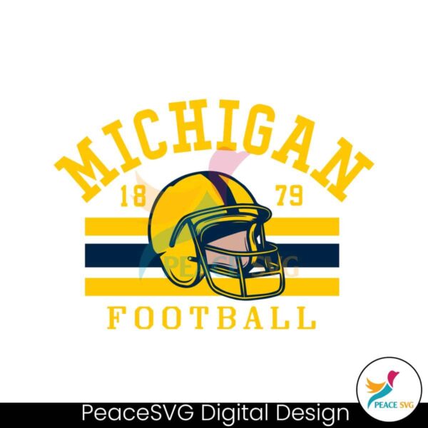 Michigan Football 1879 Ncaa Team Svg Files For Cricut