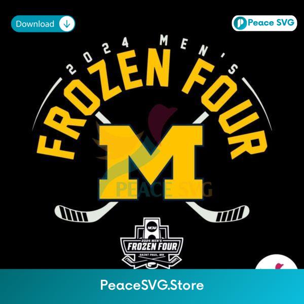 Michigan Hockey 2024 Mens Frozen Four Svg Layered File
