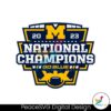 Michigan Wolverines 2023 National Champions Go Blue Svg For Vinyl Cutting