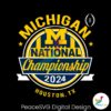 Michigan Wolverines 2024 Cfp National Championship Svg Files For Cricut