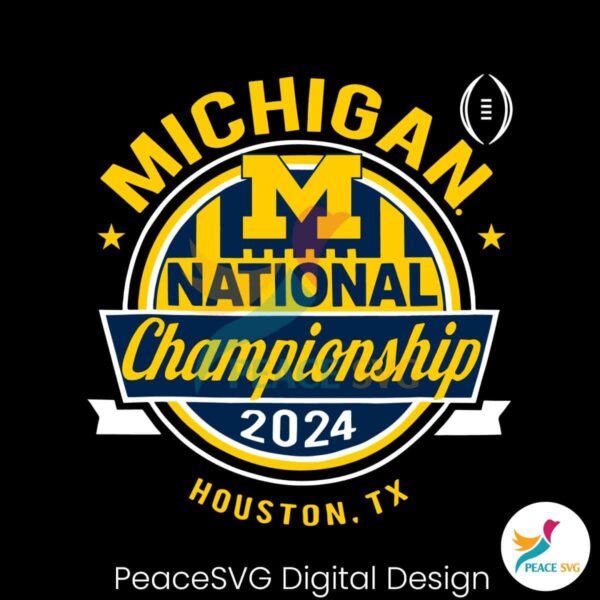 Michigan Wolverines 2024 Cfp National Championship Svg Files For Cricut