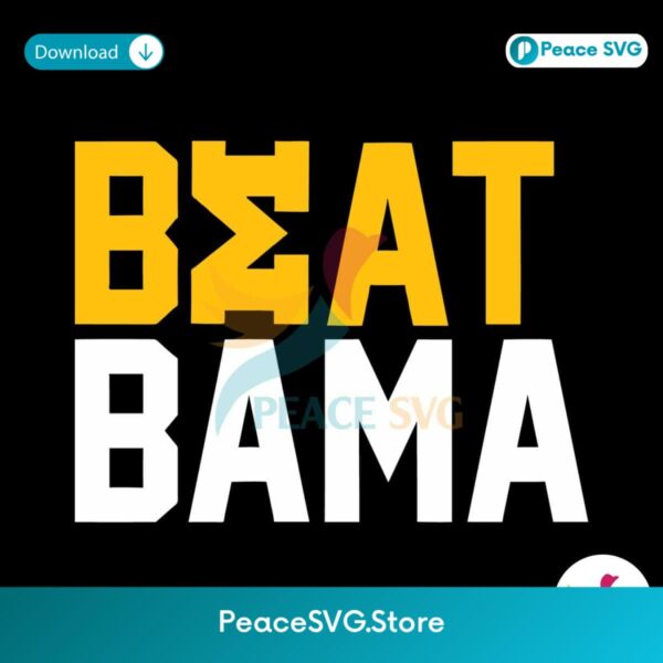 Michigan Wolverines Beat Bama Svg Clipart