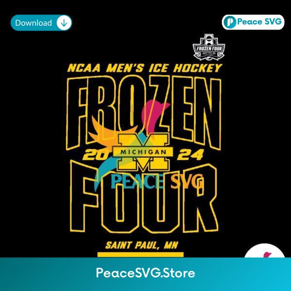 Michigan Wolverines Ncaa Mens Hockey Frozen Four Svg Cricut Ready File