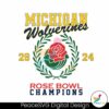 Michigan Wolverines Rose Bowl 2024 Champions Svg Digital Download