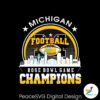 Michigan Wolverines Rose Bowl Game Champions Svg Files For Cricut
