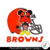 Mickey Mouse Stormtrooper Cleveland Browns Svg Cricut Ready File