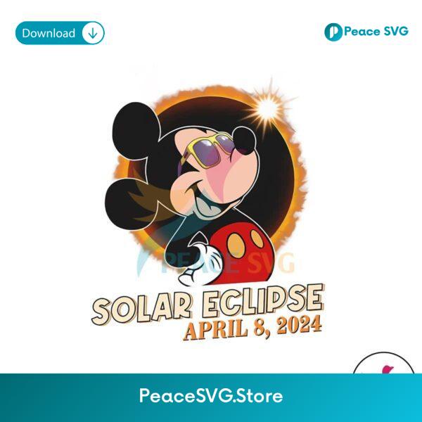 Mickey Total Solar Eclipse 2024 Png High Resolution