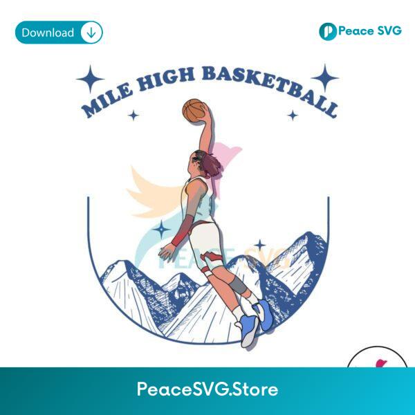 Mile High Basketball In My Aaron Gordon Era Svg Vector File