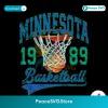Minnesota Basketball 1989 Nba Team Png Instant Download