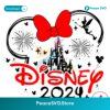 Minnie Disney 2024 Magical Castle Svg Instant Download