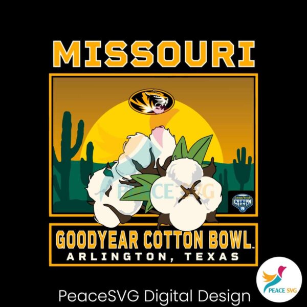 Missouri Tigers 2023 Good Year Cotton Bowl Svg For Vinyl Cutting
