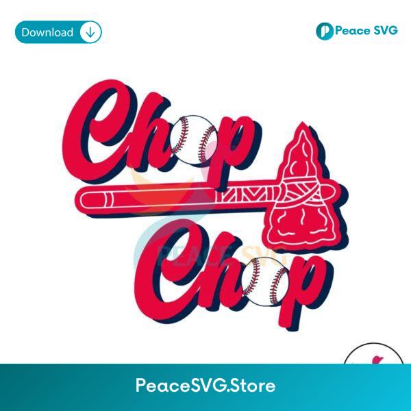 Mlb Chop Chop Atlanta Baseball Svg Layered File