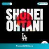 Mlb Shohei Ohtani Los Angeles Dodgers Player Svg Digital Download